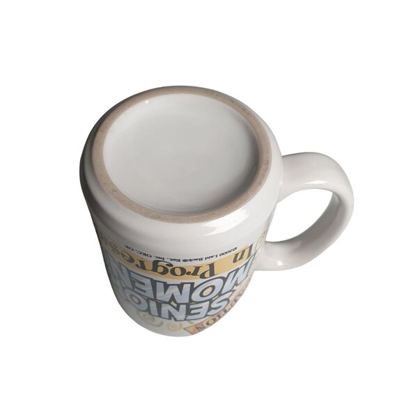 Caution Senior Moment In Progress Coffee Mug 2000 Laid Back 11oz Fun Gift - Picture 4 of 5